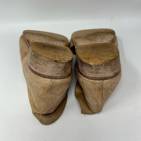 Free People Women's Mont Blanc Open Toe Cutout Sandal, Tan Leather Size EU 38.5 - Picture 10 of 13